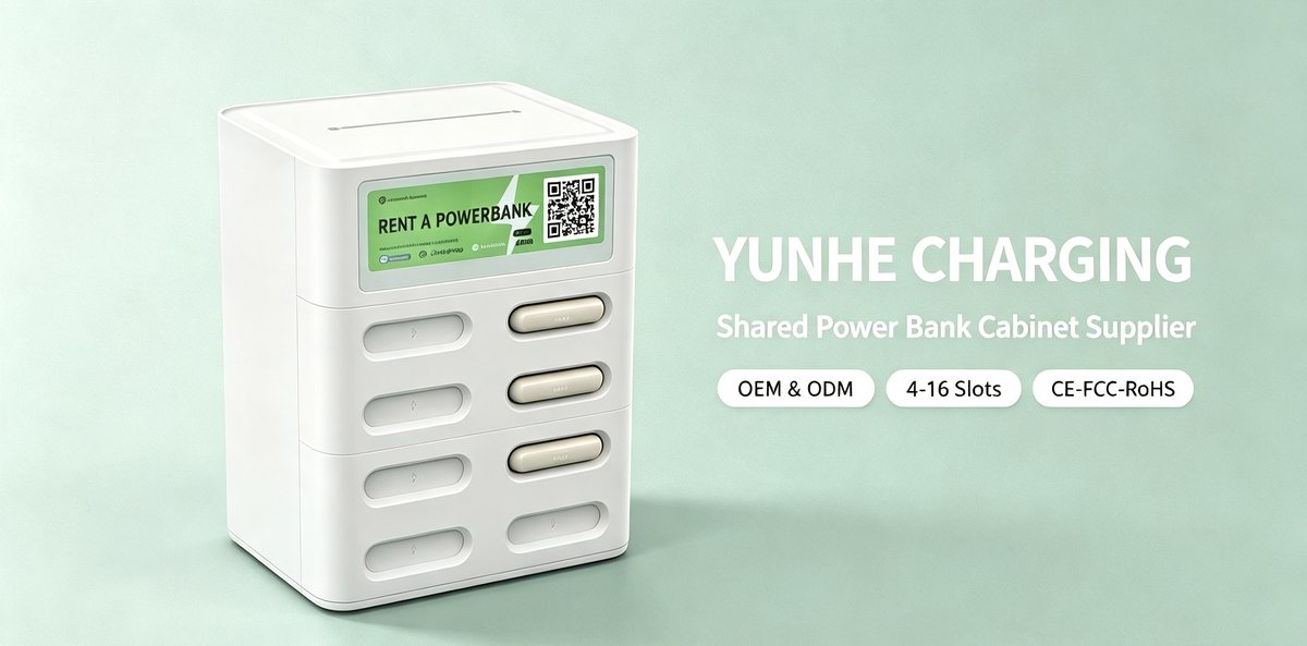 YUNHE CHARGING 共享充电宝机柜产品横幅图